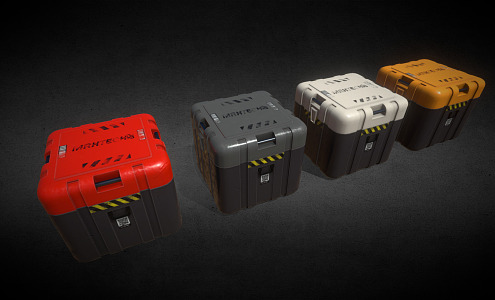 Modern Toolbox Sci-Fi Toolbox 3d model