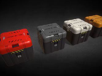 Modern Toolbox Sci-Fi Toolbox 3d model