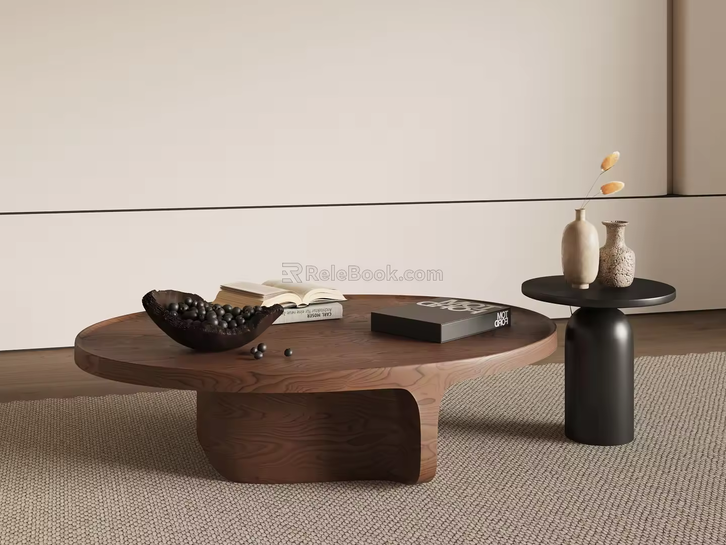 Modern Middle Ancient Style Coffee Table 3d model