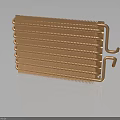 High-Quality Copper-Colored Automotive Radiator with Fins and Tubes for Vehicle Cooling System