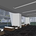 Modern High Rise Residential Buildings With Glass Curtain Walls Balconies Green Spaces And Roadways