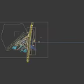 Modern Multi Level Parking Lot Design With Green Areas And Road Connections