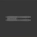 Scale Military Artillery Model Featuring Large Barrel Tracked Base And Detailed Structure