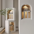 Elegant Modern Wall Lamps With Arch Design And White Finish For Interior Decor
