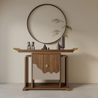 Modern Entrance Cabinet 3d model