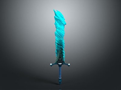 Final Fantasy Big Swords Final Fantasy Weapon Knife Magic Knife Weapon Cold Weapon Realistic model