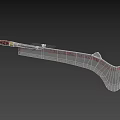Meat cleaver weapon cold weapon ancient weapon medieval weapon PBR material next generation game equipment war knife short handle axe sacrificial weapon 3d model