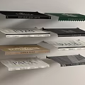 Different Design Awnings with Brand Logos for Cafes and Restaurants