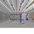 Modern Warrior 1927 Retail Store Interior With Shelves And Shoe Displays