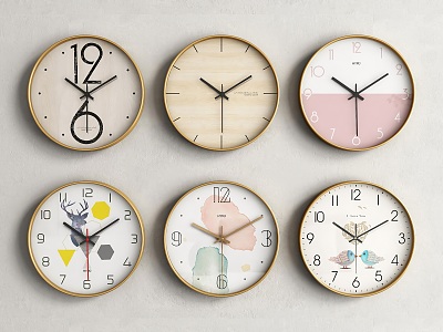 Nordic clock wall clock model