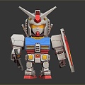 Modern Robot Toy Robot Toy Transformers 3d model