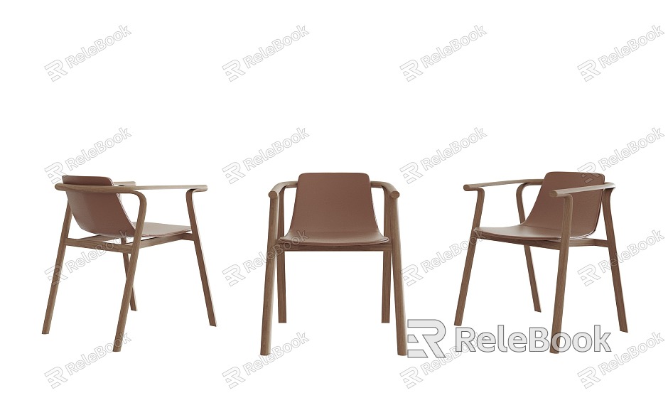 Japanese Dining Chair Dining Chair Nordic Single Chair Single Chair Leisure Chair model