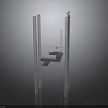 Heavy Duty Industrial Metal Storage Equipment With Vertical Columns And Platform Structure