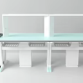 Modern Experiment Table Student Experiment Table 3d model