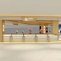 Elegant Jewelry Store Interior Design With Luxury Display Cases Illuminated Counter And Decorative Elements