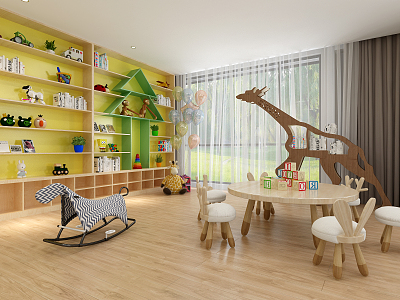 Nordic Kindergarten Children's Activity Room model