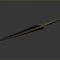 Spear Ancient Weapon Cold Weapon Medieval Item Medieval Weapon Sword Axe 3d model