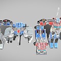 Robot Transformers Optimus Prime Megatron 3d model