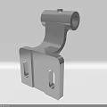 Automotive Metal Bracket Component With Mounting Holes For Vehicle Installation