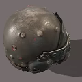 Gas Mask Gas Mask Biochemical Mask Helmet Science Fiction Helmet Flying Helmet Low Face Number Low Mold Simple Mold Movie Level Realistic 3d model