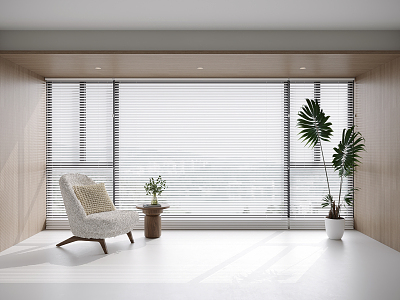 Modern venetian blinds model