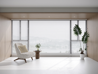 Modern venetian blinds 3d model