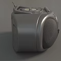Recorder Old-fashioned Recorder Radio Old-fashioned Radio CD Player Recording Machine Low Face Number Low Model Simple Model Game Sub-era Film and Television Level 3d model