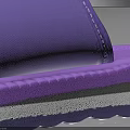 Purple Casual Slide Slippers With Comfortable Strap And Non Slip Sole Design
