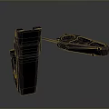 tensor muscle variational method tensor extensor muscle daily necessities 3d model