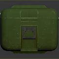 Green EOD Weapon Storage Case With Explosive Ordnance Disposal Markings