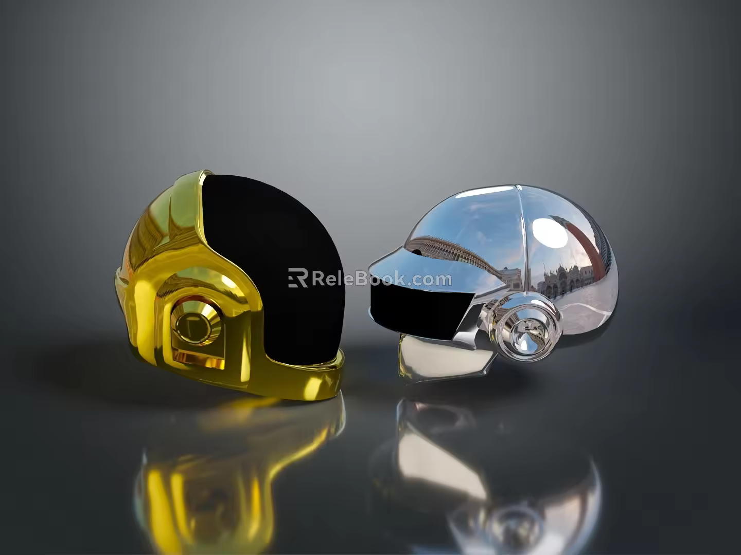 Sci-Fi Helmet Alien Helmet-Helmet High Tech Helmet Game Helmet Helmet 3d model