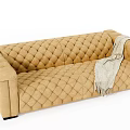 Post-modern double sofa 3d model