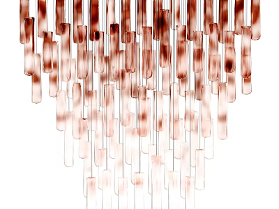 Modern crystal chandelier 3d model
