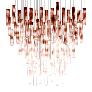 Modern crystal chandelier 3d model