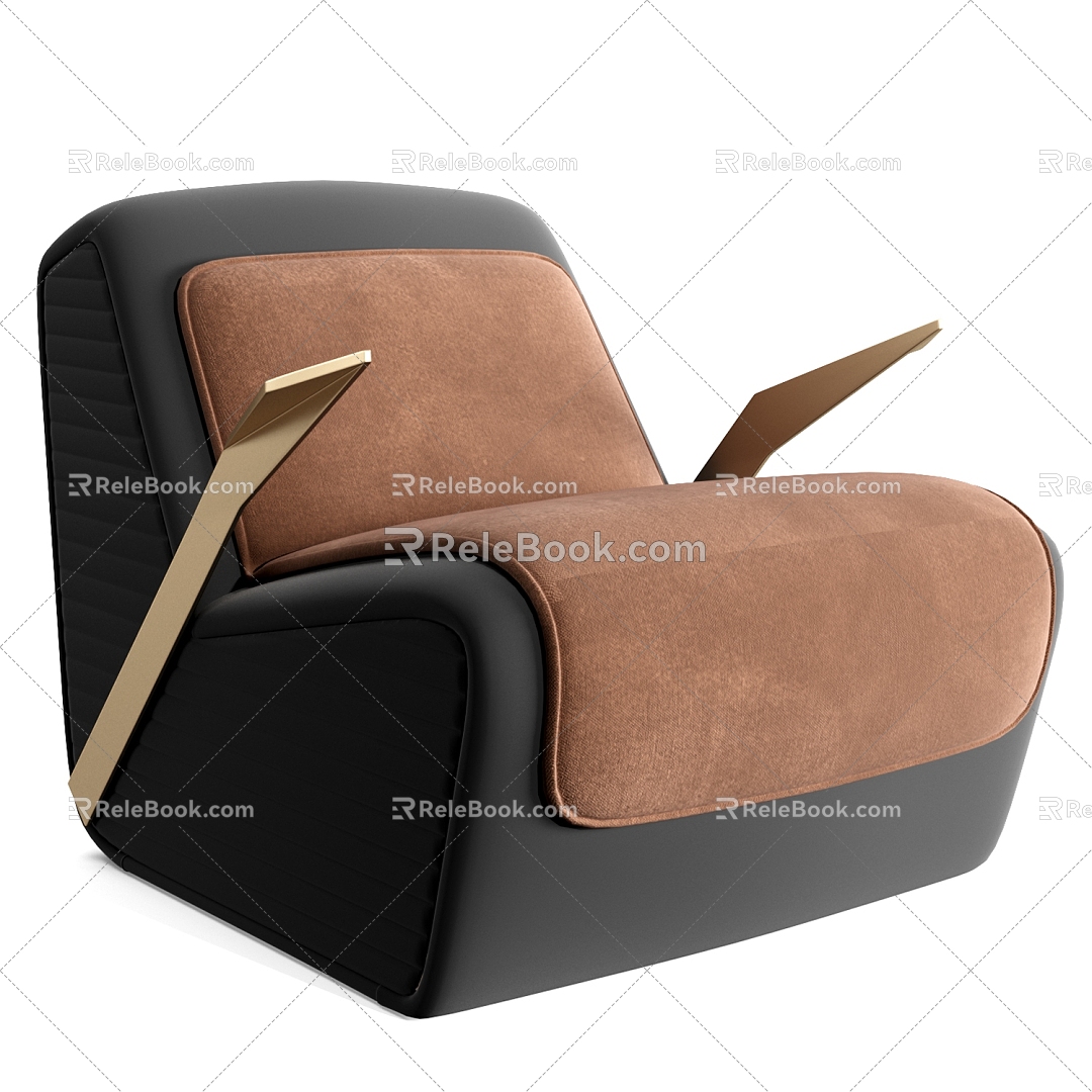 modern leisure chair 3d model