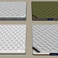 Various Mattresses With Quilted Patterns And Different Design Styles For Bedroom