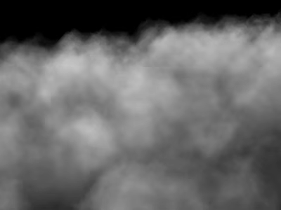 Soft White Smoke Floating Cloud Like Formation Against Black Background 3d model