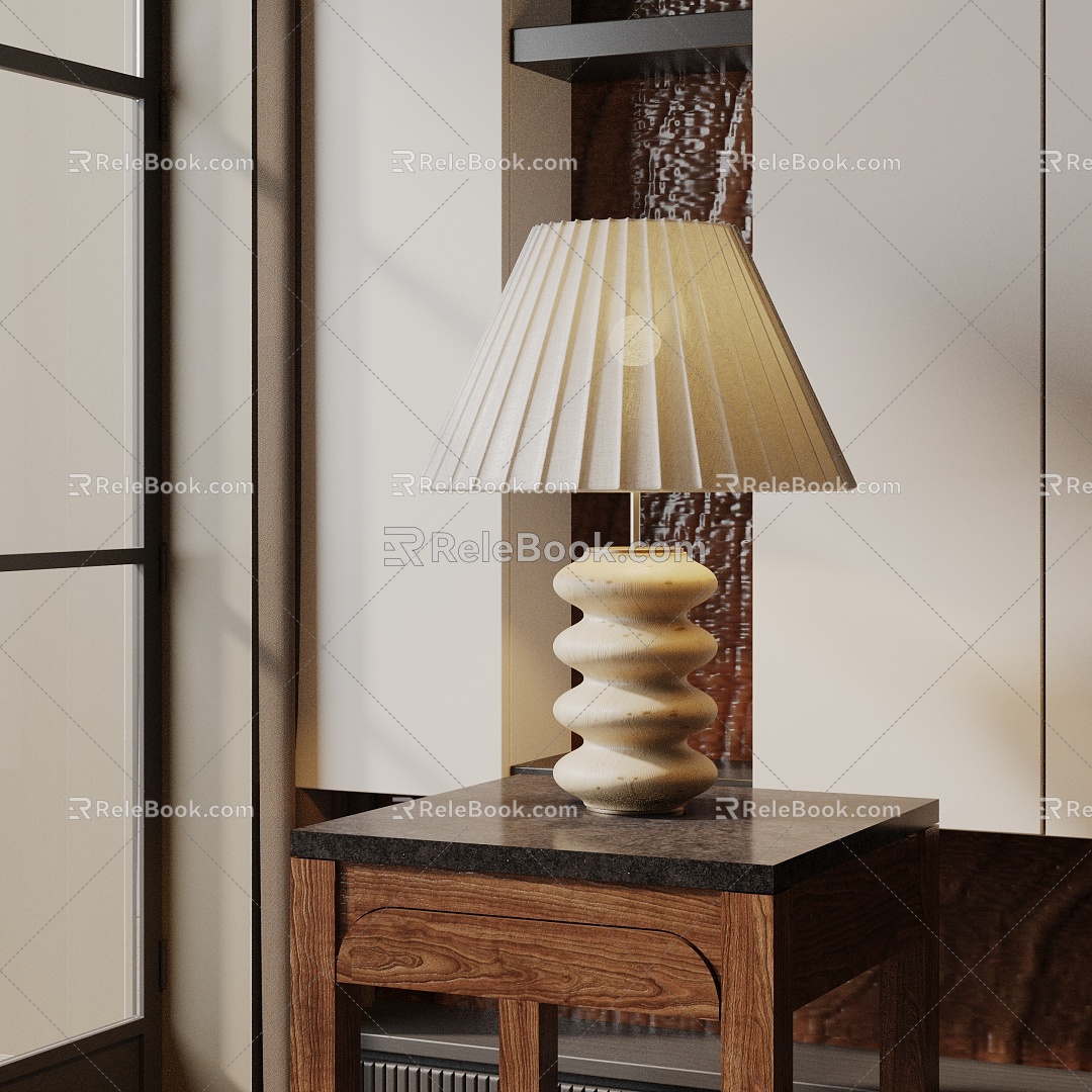 Modern table lamp 3d model