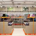 Interior Of New Retail Convenience Store With Shelves And Products
