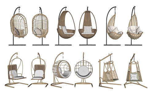 Modern Hanging Chair 3d model