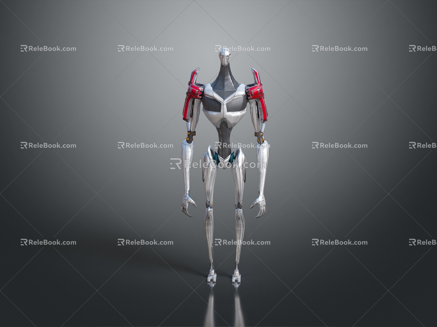 Robot Robot Assistant Small Robot Robot Butler Robot Butler Figure Game Figure 3d model