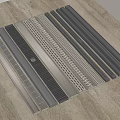 Stainless Steel Floor Drains With Various Grate Patterns For Home Bathrooms