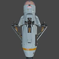 ASTROTEK Brand Industrial Equipment With Metallic Structure And Orange Gray Mechanical Components