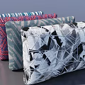 Stylish Decorative Throw Pillows With Various Geometric Striped And Abstract Patterns For Home Decor