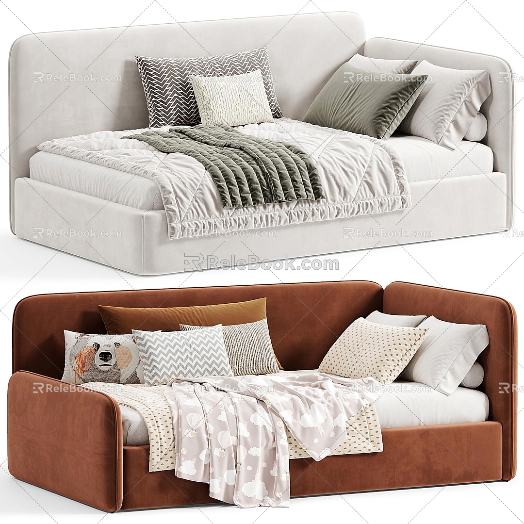 Sofa bed Sofa bed Children's bed Single bed 3d model