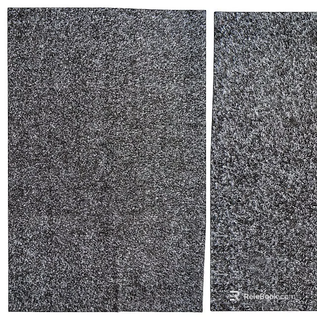 High Quality Soft Square Carpet With Plush Texture For Modern Living Room 3d model 