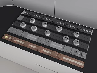 Rail Receptacle Board 3d model