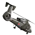 Detailed View of Military Camo Helicopter 602 with Rotors Tail and Cockpit Features