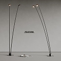 poliform modern floor lamp metal floor lamp 3d model