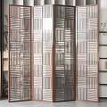 New Chinese Style Screen Partition 3d model
